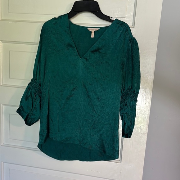Rebecca Taylor Elegant Green Women's Silk Top - Picture 1 of 5